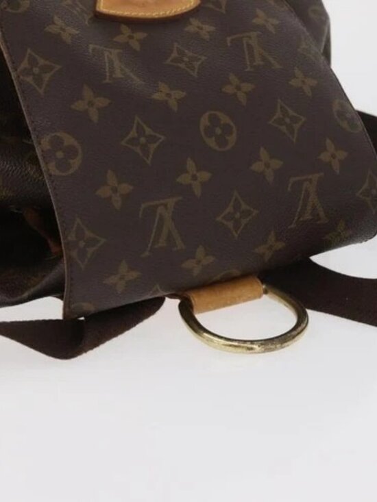 LOUIS VUITTON Monogram Montsouris GM Backpack M51135 LV Auth ka3662